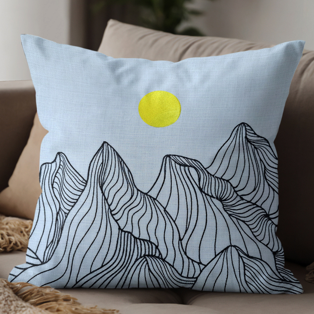 Poduszka Dekoracyjna Górskie Słońce